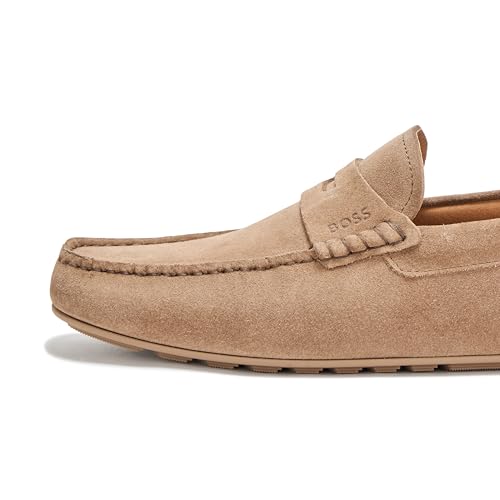 Image of BOSS Men's Noel Suede Drivers Loafers