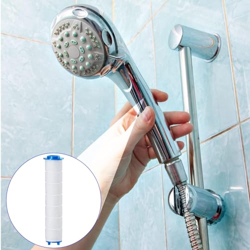 BOBOZHONG Duschkopf Filter,10 Stück Ersatzfilter für Duschkopf PP Baumwolle Filter Baumwolle Filter Wasserkernkern Baumwollkern,Shower Head Filter für Regenduschkopf