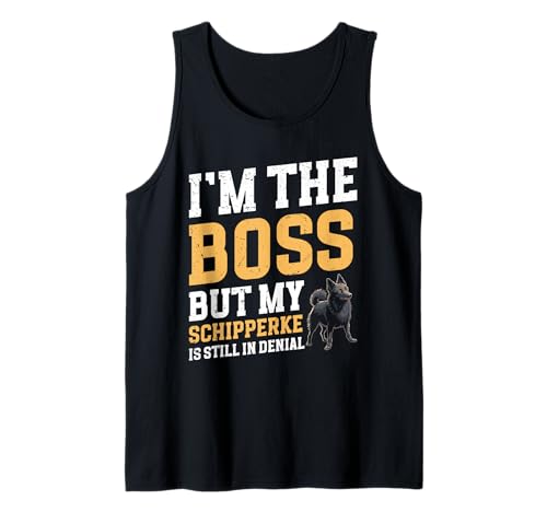 Schipperke Dog Mom Amante de las mascotas Entusiasta de los perros Schipperke Camiseta sin Mangas