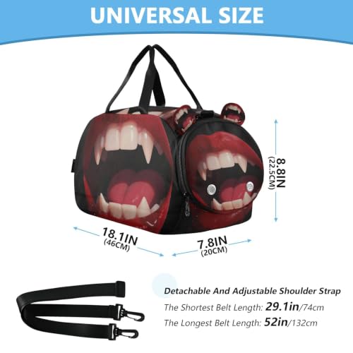 Bolsa de lona infantil ligera con compartimento para zapatos aislados y ropa seca 3