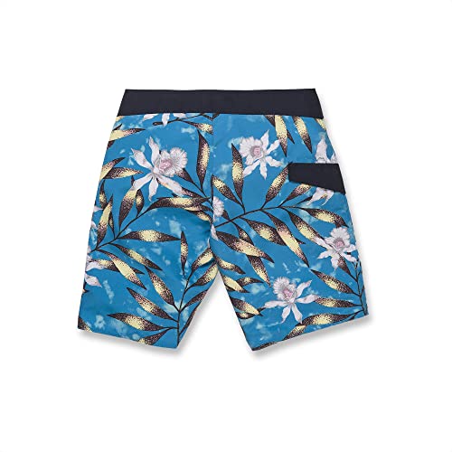 Image of Volcom Boy's Tropical Hideout Mod Maliblue 22