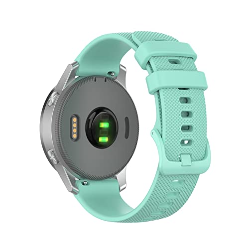 Bracelet 20 mm TicWatch E et Forerunner 645 en silicone agate pour le sport