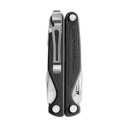LEATHERMAN, Charge Plus Multitool with Scissors and Premium Replaceable Wire Cutters, Stainless Steel