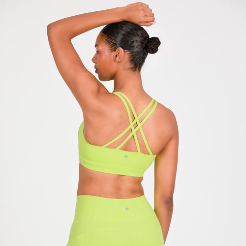 Image of YITTY Active Women's Ultraluxe Strappy Medium Impact Bra, Athleisure, 4-Way-Stretch