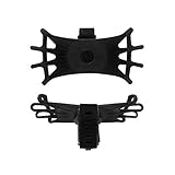 Z/A Soporte para teléfono de bicicleta Soporte para teléfono móvil, accesorios de montaje en manillar (NEGRO)