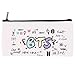 Produktbild Kroy Pecoed K-Pop Bts Bangtan Jungen Federmäppchen Candy Farbe Tasche Münze Schultasche Vorräte Bts Schreibwaren Geschenk Reißverschluss Tasche - Weiß
