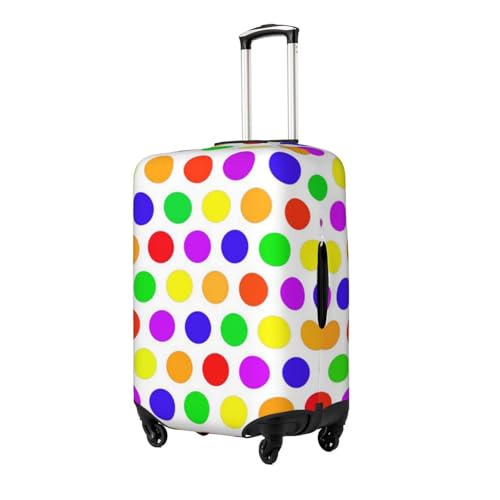 Beautiful Polka Dot Print Suitcase Cover Luggage Protector Washable Elastic Fashionable Travel Gear Cover2