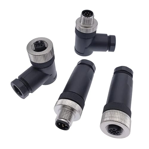 Conector M12 hembra de 5 pines con terminal de tornillo para evitar fallos de señal 3