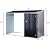 Firewood Rack Outdoor Storage Shed Metal Utility Shed with Heavy Duty Log Holder Firewood Shelter Open Wood Shed with Sloped Roof for Pellet or Lumber