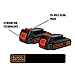 BLACK+DECKER 20V MAX POWERCONNECT 1.5 Ah Lithium Ion Battery, 2 Pack, Cordless Tool Battery Packs, Charger Sold Separately (LBXR20-OPE2)