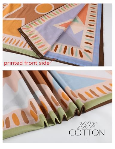 Fiona Jolin Women's Sarong Pareo Cotton Beach Coverups Lightweight Wrap Skirt Boho Printed Bikini Cover Up Long4