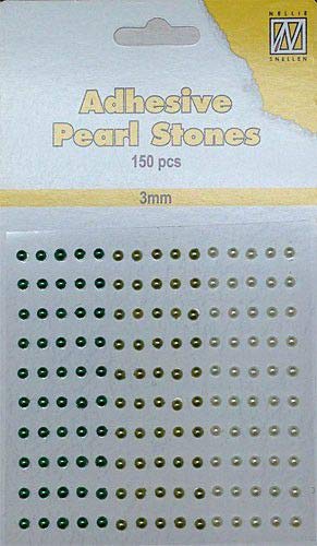 Nellie Snellen Choice Adhesive perles 3 mm Vert