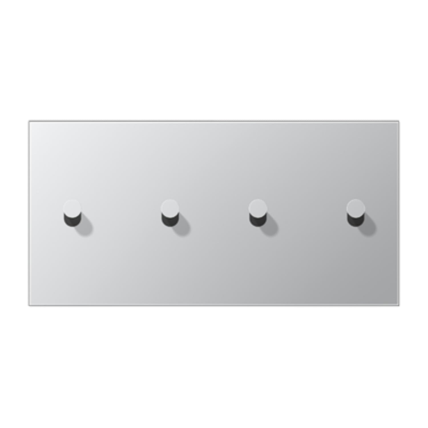 Plaque horizontale en aluminium JUNG AL12-250K0 robuste avec cône 1912