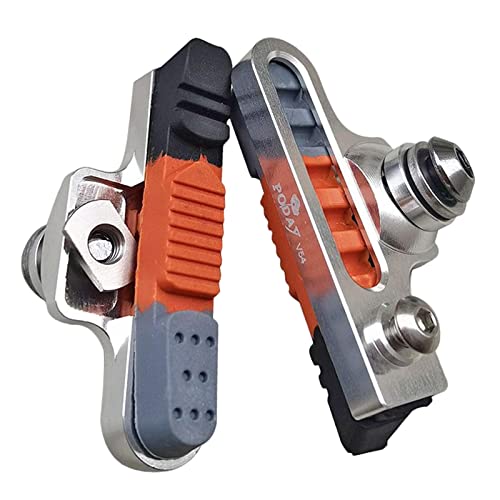 Yiju 55Mm Bike Brake Pads With C Caliper Adapter For Road Bikes 10Mm Extension Compact, Silver #TOP4