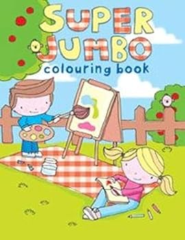 Hardcover Super Jumbo Colouring Book
