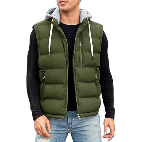 Vancavoo Gilet Matelassé Homme Cover