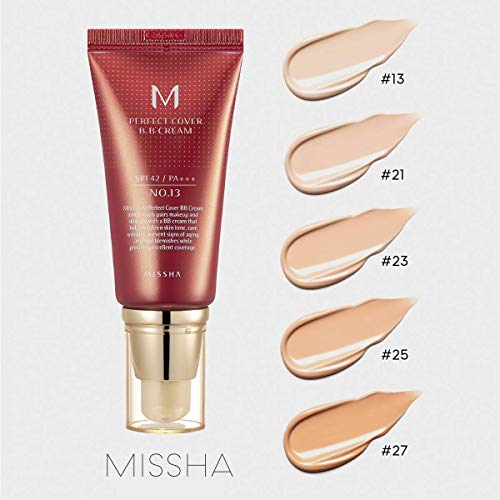 M Perfect Cover Bb Cream, Missha, Bright Beige, 50Ml