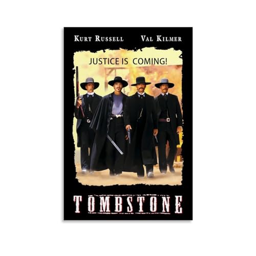 Tombstone Movie Poster Poster Decorative Painting Canvas Wall Art Living Room Posters Bedroom Painting 12x18inch(30x45cm)