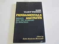 Fundamentals and faith: Insights into the Rambam's 13 principles B0006DFE4S Book Cover