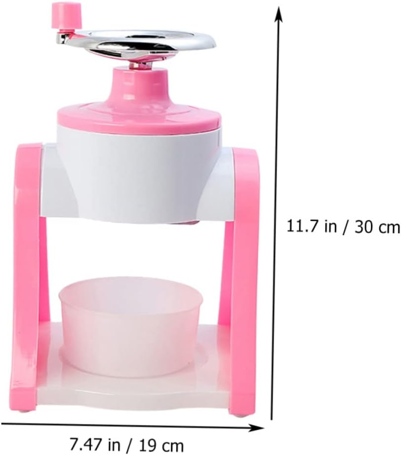Ice Crusher Ice Shaver Manual Crushing Tool Hand Operated for Smoothie Slushy Icy Drink