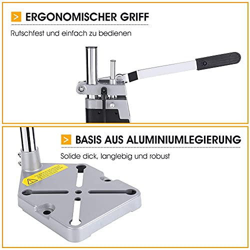 Supporto Trapano a Colonna Supporto Regolabile per...