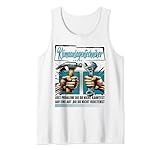 Klimaanlagentechniker Beruf mit lustigen Spruch Arbeits Tank Top