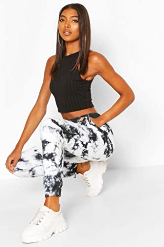 Image of Women's Tie-Dye Joggers Strechable Pants Treggings | Slim Fit Casual Joggers for Women|Straight Relaxed Fit Trousers|Gym Capri Pants for Women Running Track