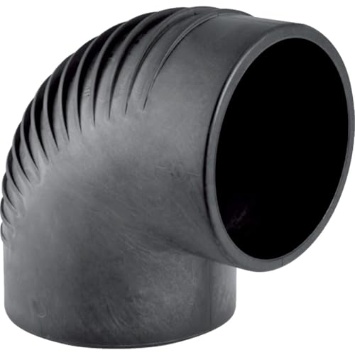 DSTOCK60 - Coude PE Silent-db20 HT 63/88.5 court sanitaire, pour l'évacuation intérieure silencieuse, noir Compatible GEBERIT 306.880.14.1