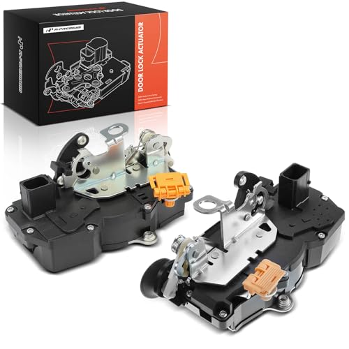Image of A-Premium Rear Left and Right Door Lock Actuator Motor Compatible with 2007 2008 2009 Cadillac Escalade Chevrolet Tahoe GMC Yukon, Door Latch and Actuator Assembly, 2-PC Set