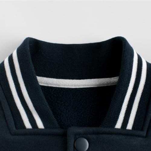 Boys' Long Sleeve Cardigan Sweater Soft Brushed Fleece Button Closure Sweatshirt for Boys 2-10 Years2