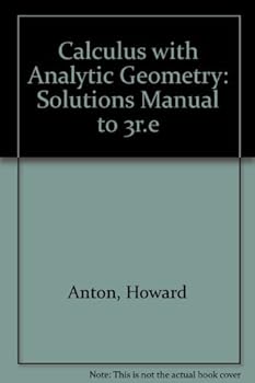 Paperback Calculus with Analytic Geometry, Students Solution Manual Book