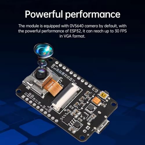 Placa ESP32-CAM con módulo CH340X y cámara OV5640 AF-72mm para proyectos IoT 2