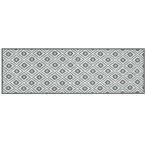 IDMarket - Tapis extérieur Bahamas Gris 80 x 250 CM