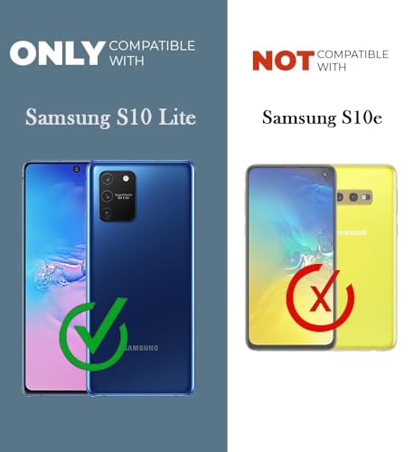 Image of Jkobi Back Cover for Samsung Galaxy S10 Lite (Silicone Clear Shockproof Case with Camera Protection | Soft and Flexible | Transparent)