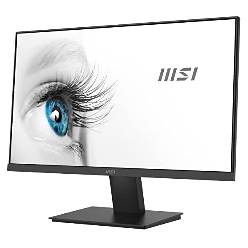 Image of msi PRO MP241X 24 inch Monitor Bundle with ErgoFlexy Dual Monitor Mount - FHD VA (1920x1080) 75 Hz Display, 1 HDMI, 1 VGA, VESA Mount (75x75 mm), for Business & Productivity, Black (2026 Model) (2 Pack)