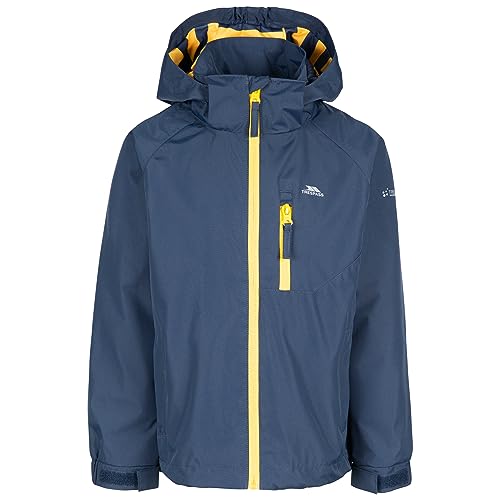 Trespass Childrens Boys Overwhelm Rain Jacket (3-4 Years) (Navy)
