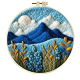 Facile à utiliser : y compris le feutrage à l'aiguille, facile à faire soi-même, facile à intégrer dans n'importe quel élément d'artisanat ou de passe-temps