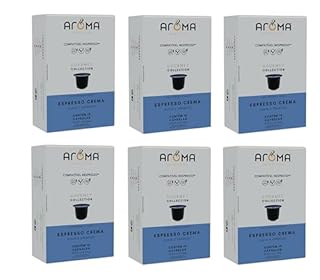 Aroma Selezione 60 Cápsulas Espresso CREMA - Cápsulas compatíveis com as máquinas Nespresso *