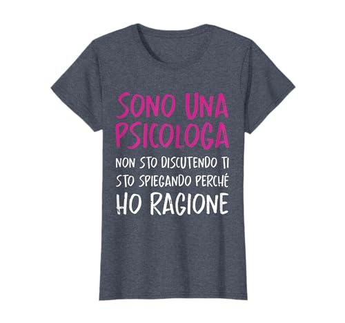 Psicologa Divertente Regalo Laurea Psicologia Donna Maglietta