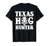 Texas Hog Hunter - Feral Hog Hunting Texas - Wild Hog Skull T-Shirt