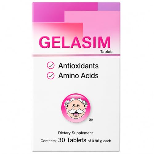 Tu Salud Plus Gelasim Hair and Nail Vitamins - Dietary Supplement with Antioxidants Amino Acids & Collagen - Supports Healthy Hair Nails & Skin - 30 Tablets