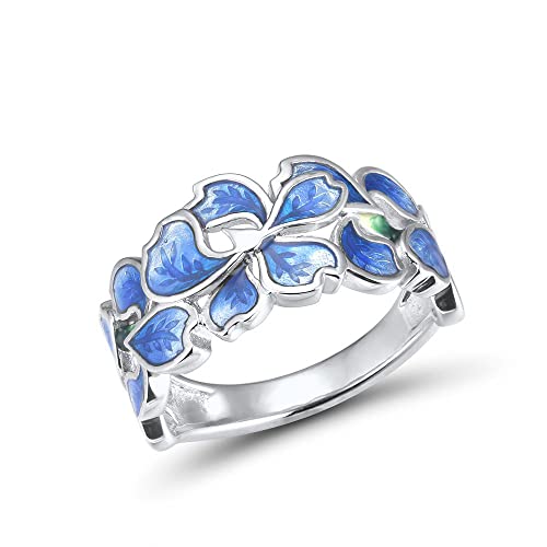 Bague fleur pour femme en pétale blanc fait main chic