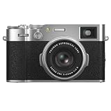 Fujifilm X100VI 40.2 MP Mirrorless Camera with Fixed 23mmF2 Lens (APS-C X-Trans CMOS 5 Sensor, X-Processor 5, Hybrid Viewfinder, LCD Tilt Touchscreen, Face Detection AF, 20 Film Simulations - Silver