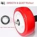 PALLOTH Ab Roller Wheel, Core Exercise Equipment - 880 lbs Weight Capacity, No Noise Ab Wheel for Home Gym Workout