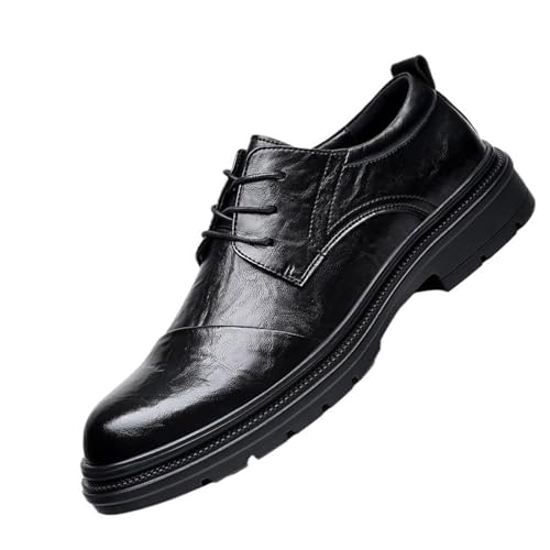 Men’s Comfort Oxfords Dress Shoes, Lace-up Leather Dress Comfortable Fashion Footwear for Wedding Business