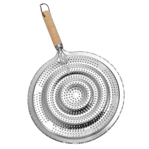 OSOLADY Almohadilla Térmica Protectora para Encimera Mango de Madera, Difusor de Calor para Vitrocerámica, Tapete Aislante Resistente al Calor para Café, Reductor de Llama para Cocina