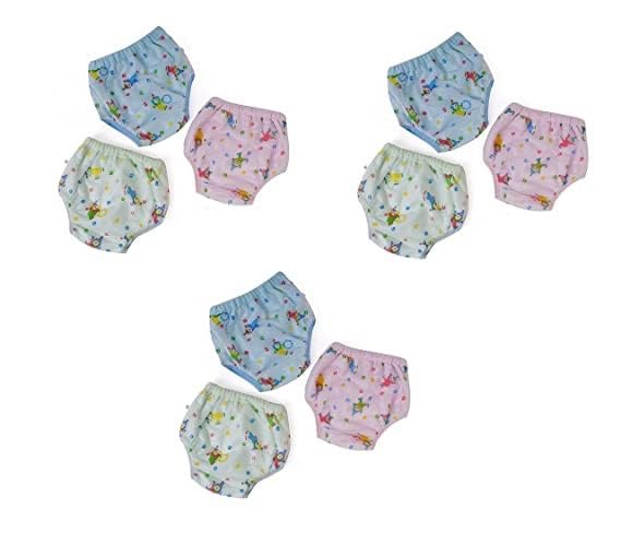 Miracle Moms Baby Panty for Boys and Girls Reusable Waterproof with Soft Lining Inside Absorbable Plastic Outside 12pcs | plspant125_6-image-15