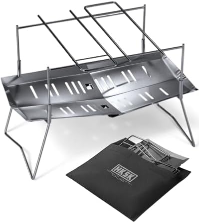 Tokyo Camp 焚き火台 HAKOSUKA 折りたたみ式 A4収納 コンパクト 軽量985g ステンレス製 ソロキャンプ ア...