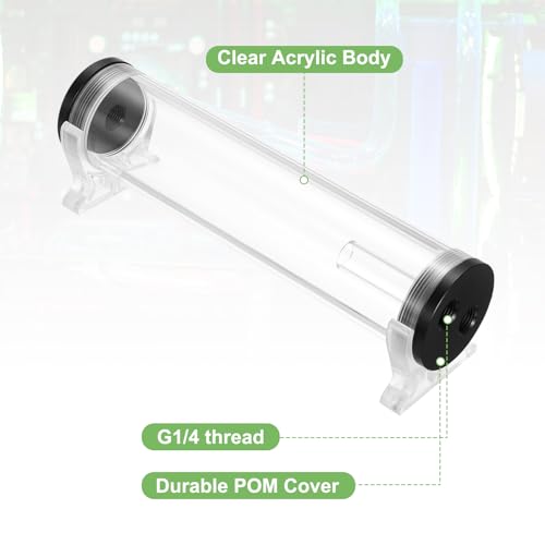 Cylindre échangeur de chaleur G1/4 en finition premium - 4