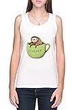 Cómodo Sloffee De Tirantes Camiseta Mujer Blanco